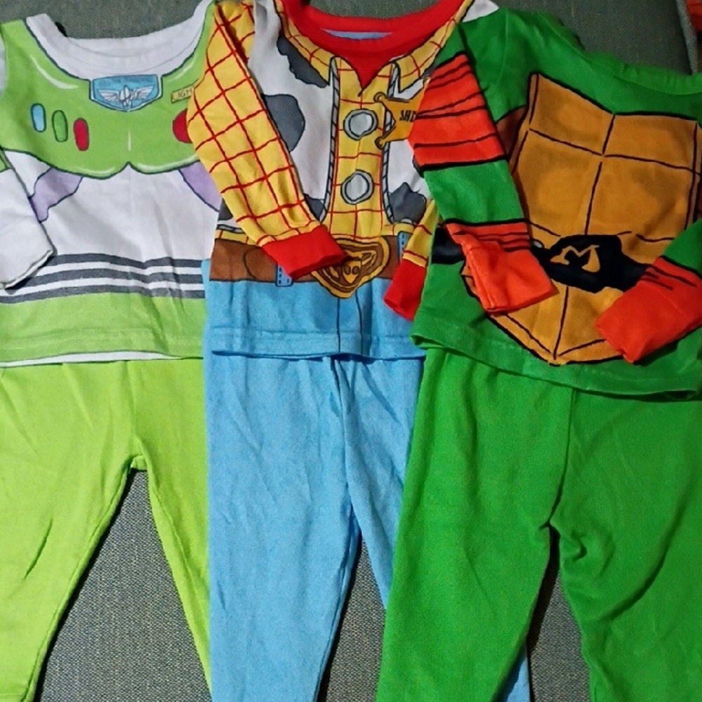 Kids Costume Set - Buzz Lightyear, Woody, Ninja Turtle